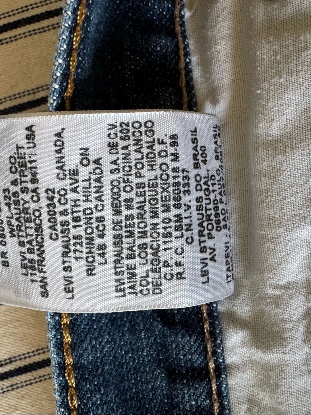 Levi’s 569 Loose Straight Leg Baggy Jeans 38 x 32 Medium Wash
